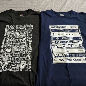 Two medium hip hop t shirts